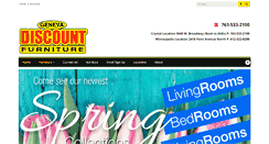 Desktop Screenshot of genevadiscountfurniture.com