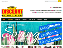 Tablet Screenshot of genevadiscountfurniture.com